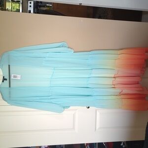 TORRID Sunset Ombre Kimono SIZE 4